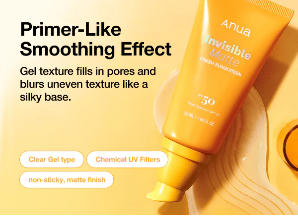 Anua - Invisible Matte Finish Sunscreen