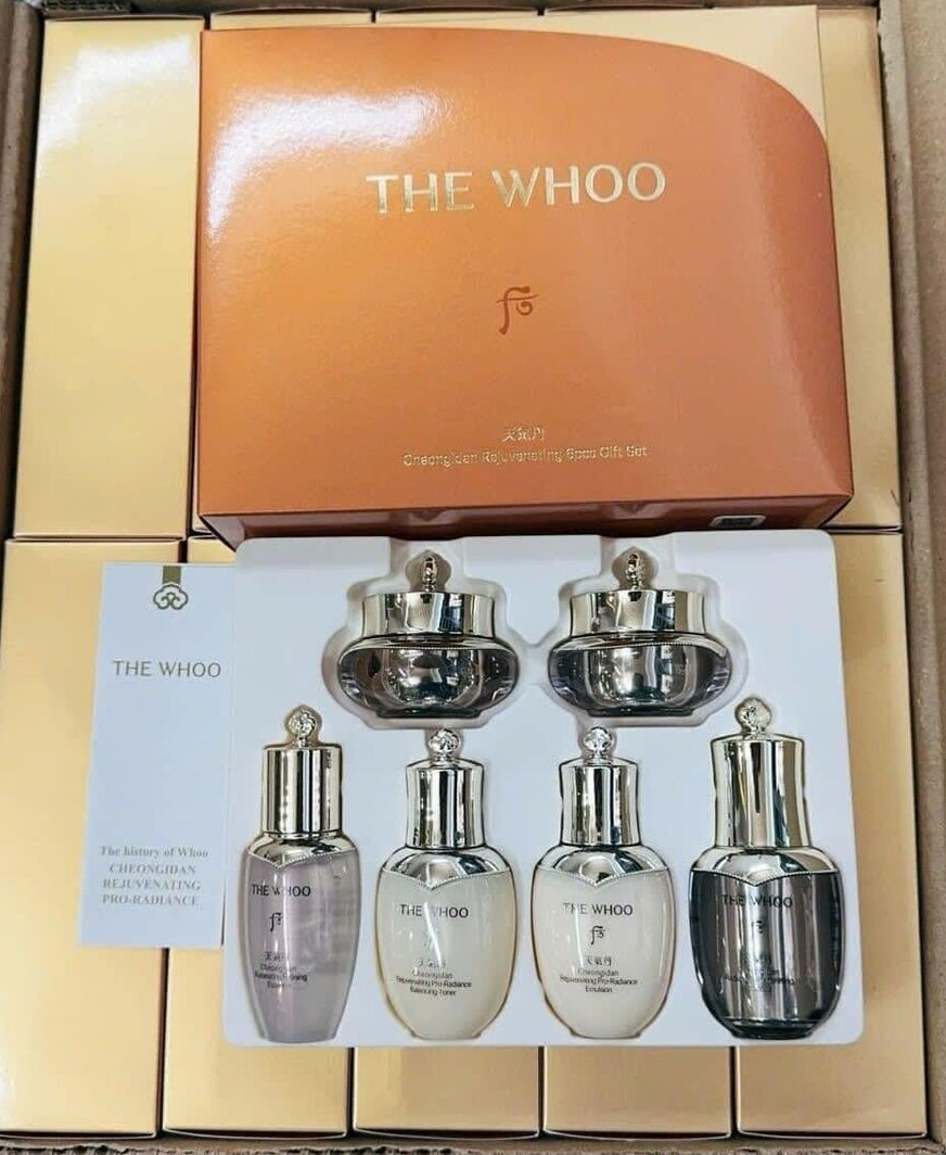 THE WHOO - Cheongidan Rejuvenating 6pcs Gift Set- SET ANTIEDAD