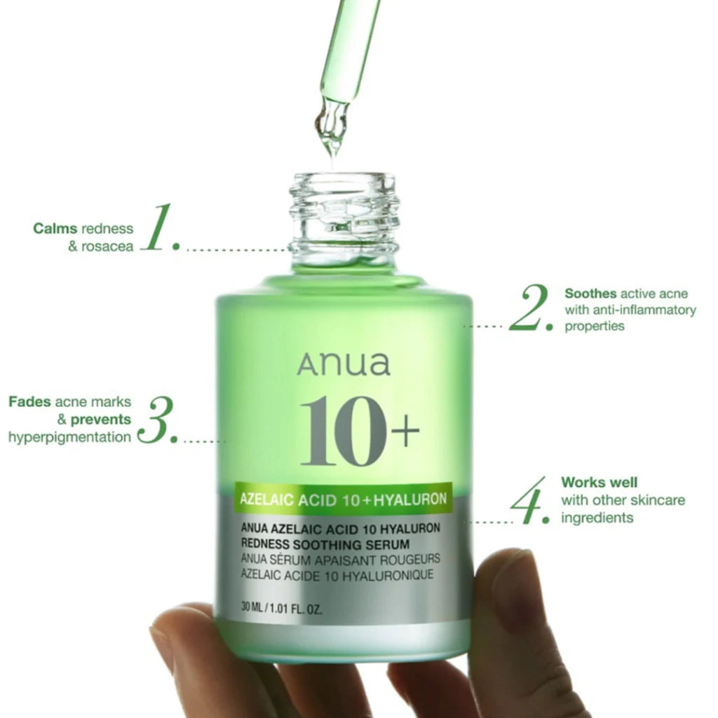 Anua - Azelaic Acid 10 Hyaluron Redness Soothing Serum