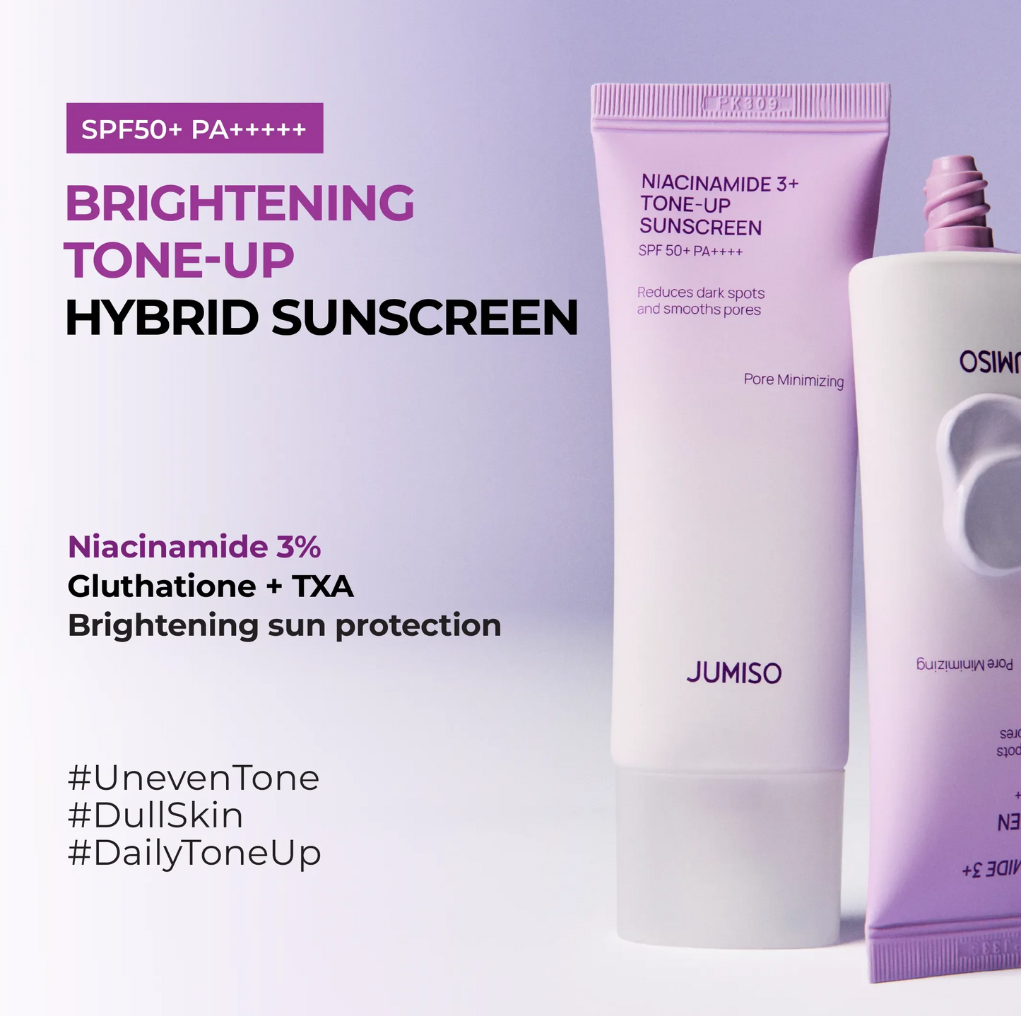 JUMISO - Niacinamide 3+ Tone-Up Sunscreen