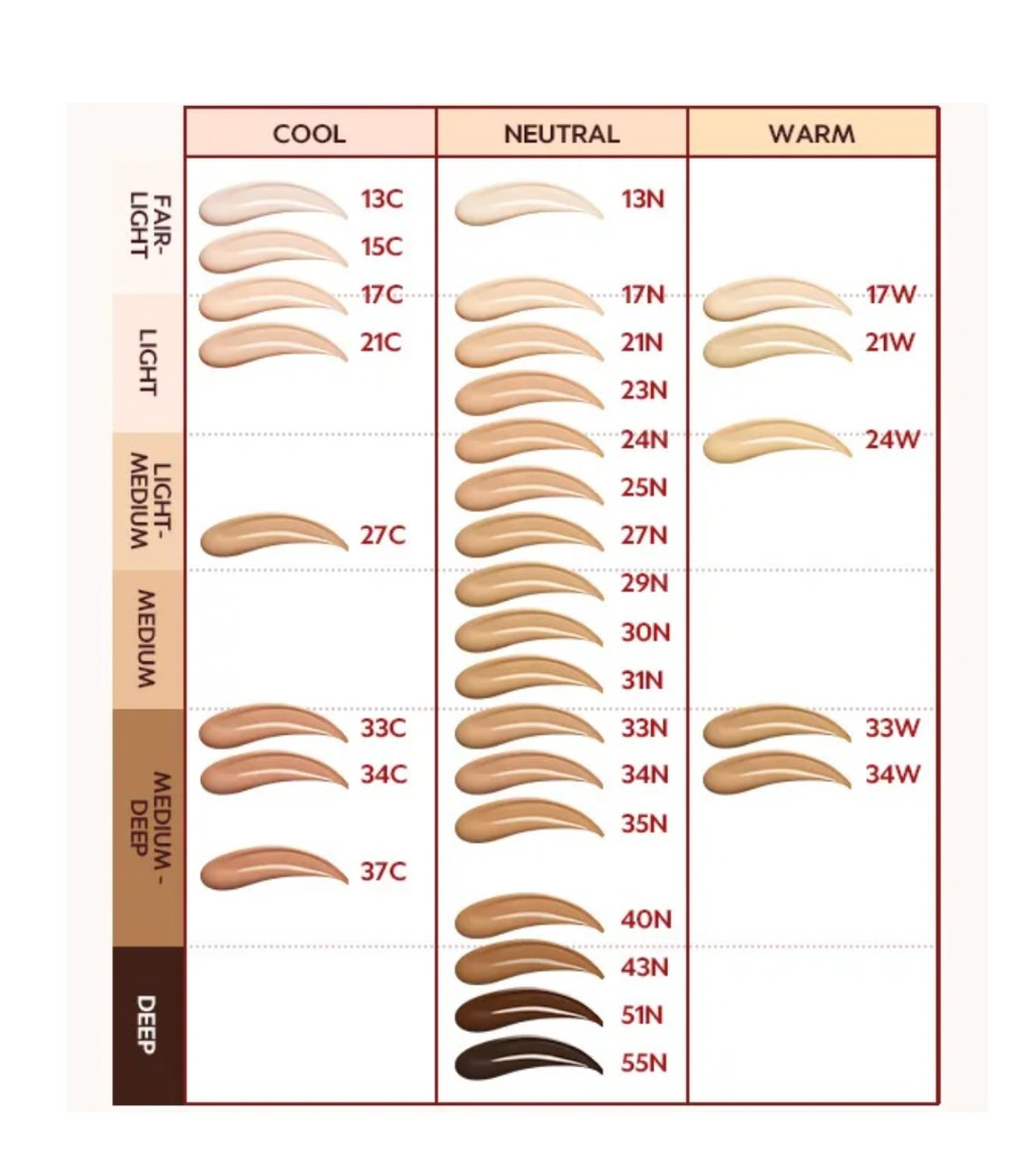 TIRTIR- (Muestrario) Mask Fit Red Cushion 6 Shade Trial Kit