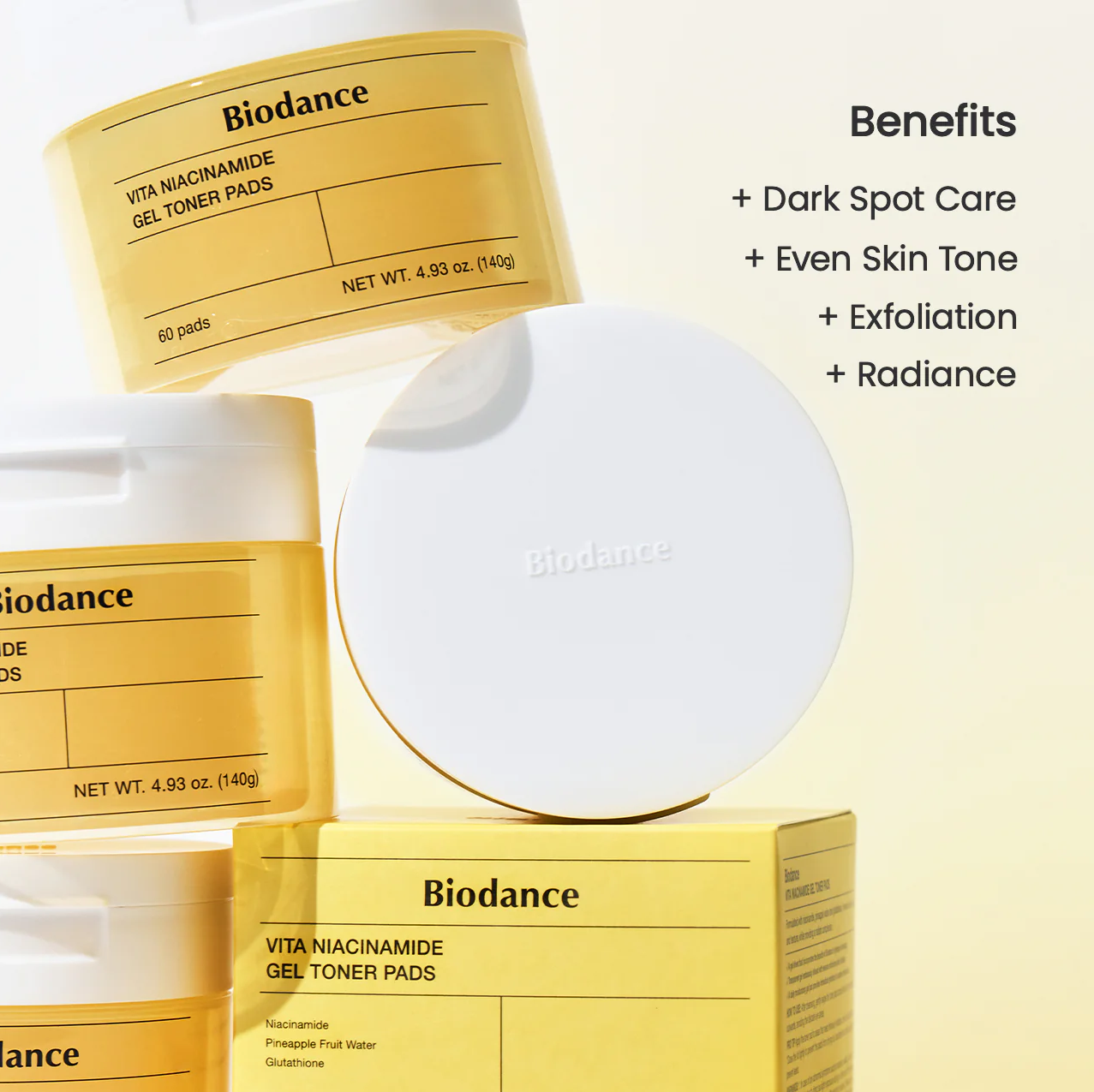 Biodance- Vita Niacinamide Gel Toner Pads