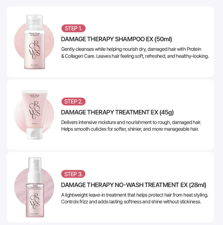 GROWUS - Damage Therapy Travel Kit