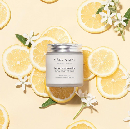 Mary&May - Lemon Niacinamide Glow Wash Off Mask Pack