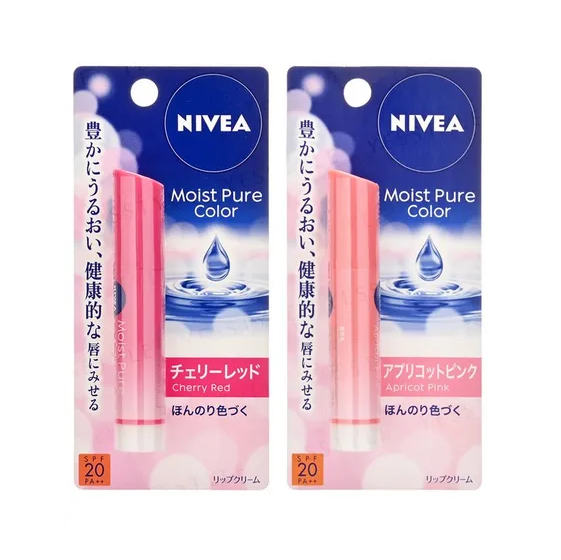 Nivea Japan - Moist Pure Color Lip Balm SPF20 PA++