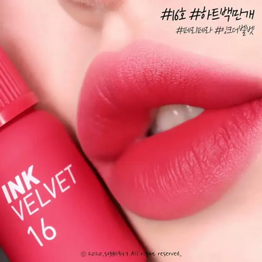 PERIPERA Ink Velvet Tint #16 Heart Fuchsia Pink
