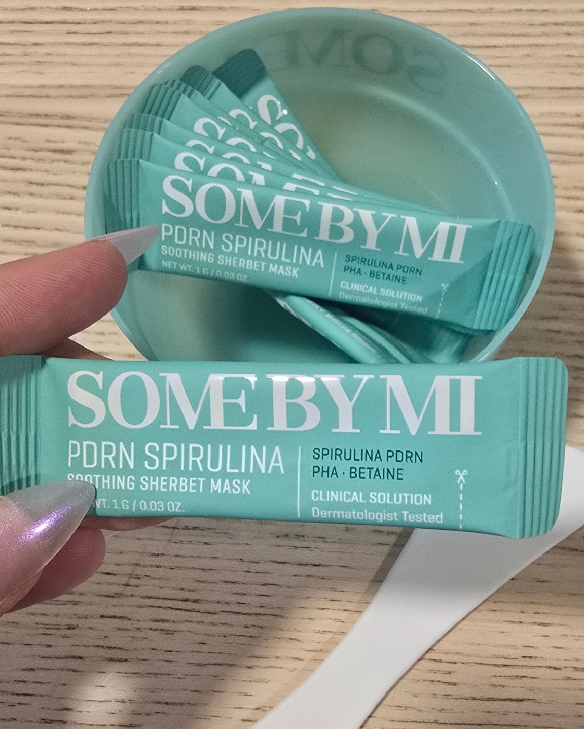 SOME BY MI - PDRN Spirulina Soothing Sherbet Mask