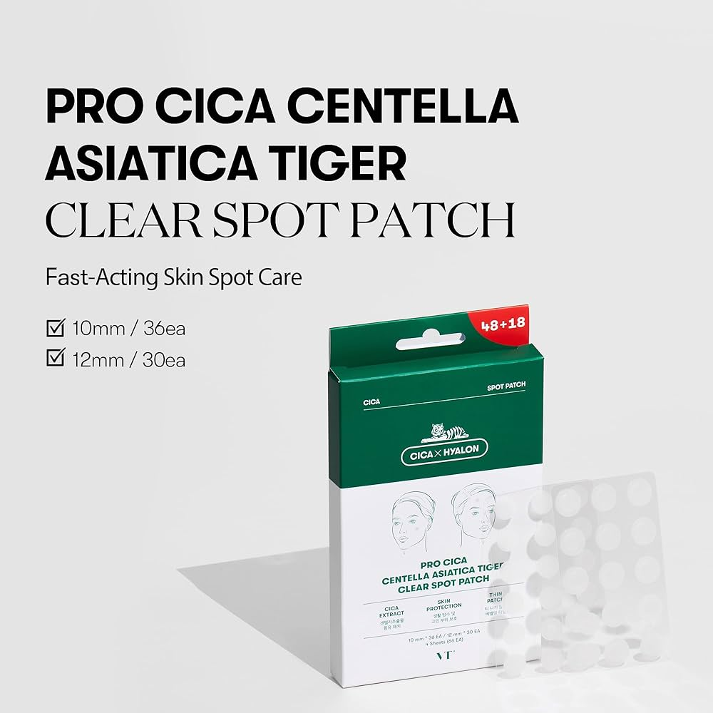 VT - Pro Cica Centella Asiatica Tiger Clear Spot Patch Set 66pzas