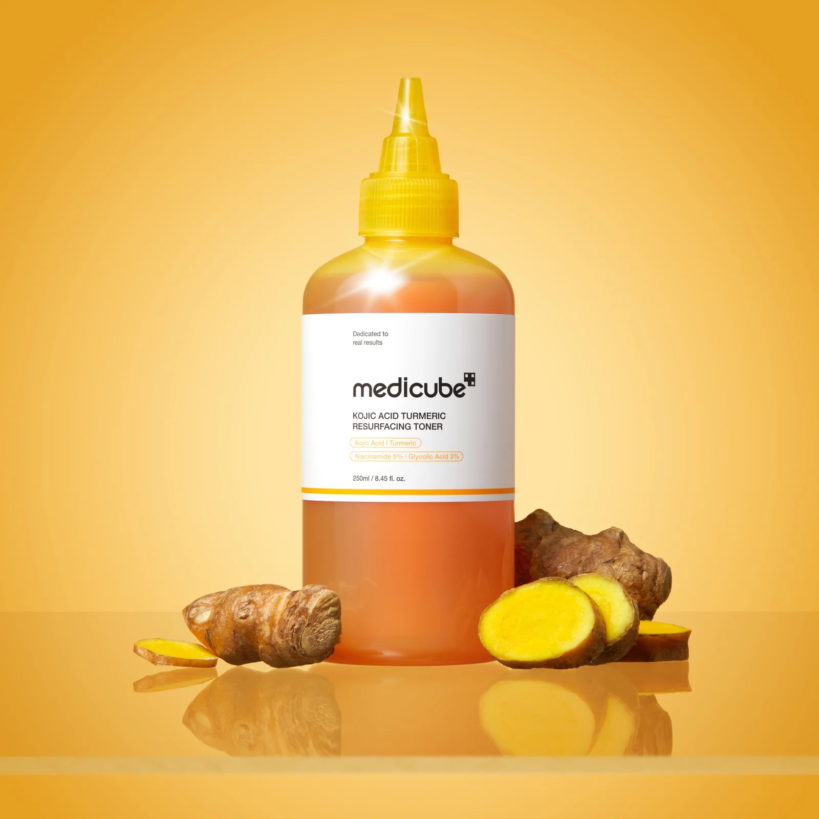 medicube - Kojic Acid Turmeric Resurfacing Toner 250ml