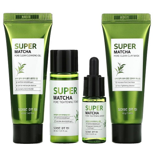 [SOME BY MI ] Super Matcha Pore Care Starter Kit - Efecto Glow Skincare