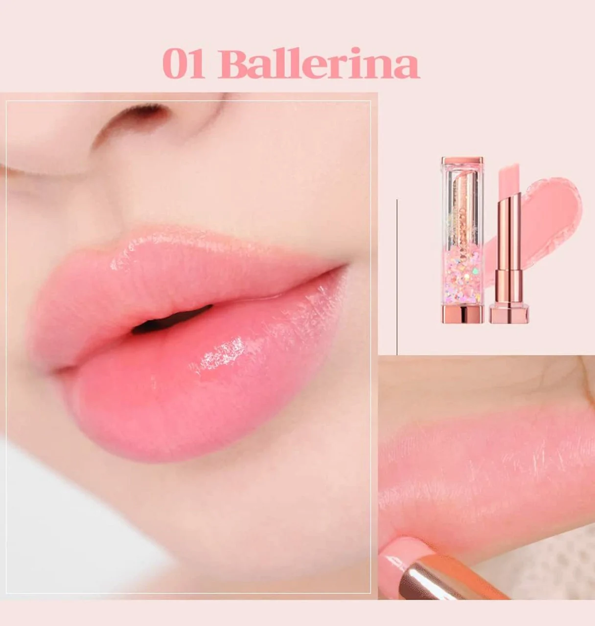 CORINGCO - Shalala Snow Ball Lip Balm 01 Ballerina