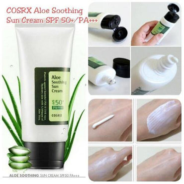 COSRX Aloe Soothing Sun Cream 50ml - Efecto Glow Skincare