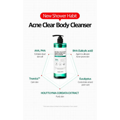 SOME BY MI - AHA, BHA, PHA 30 Days Miracle Acne Clear Body Cleanser