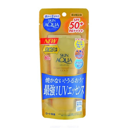 Skin Aqua UV Super Moisture Essence Gold SPF 50+ PA++++ - Efecto Glow Skincare